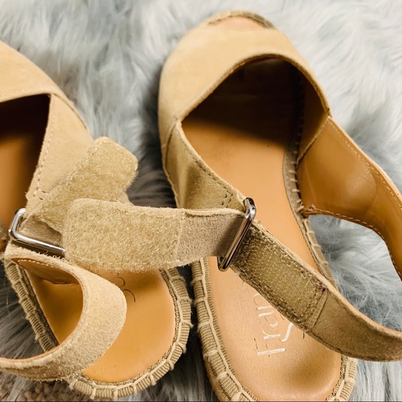 Espadrilles Plates Femme Franco Sarto En Cuir/suède Marron Taille 38 - Occasion